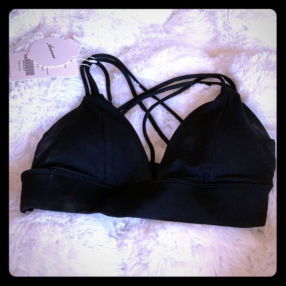 Black Sports Bra